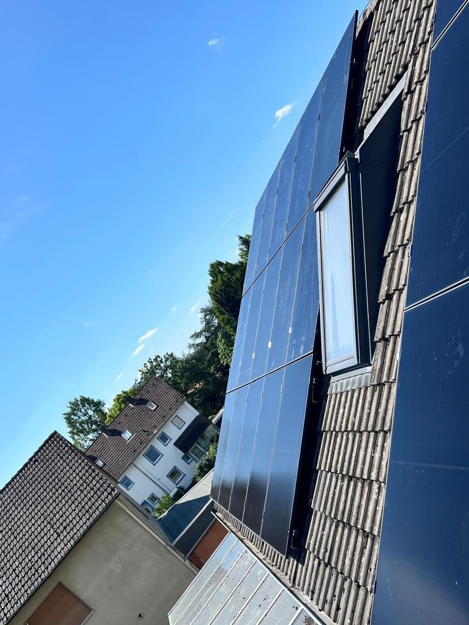 Photovoltaikanlage auf einem Satteldach